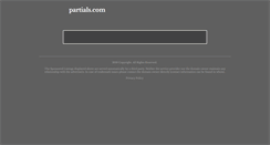 Desktop Screenshot of partials.com